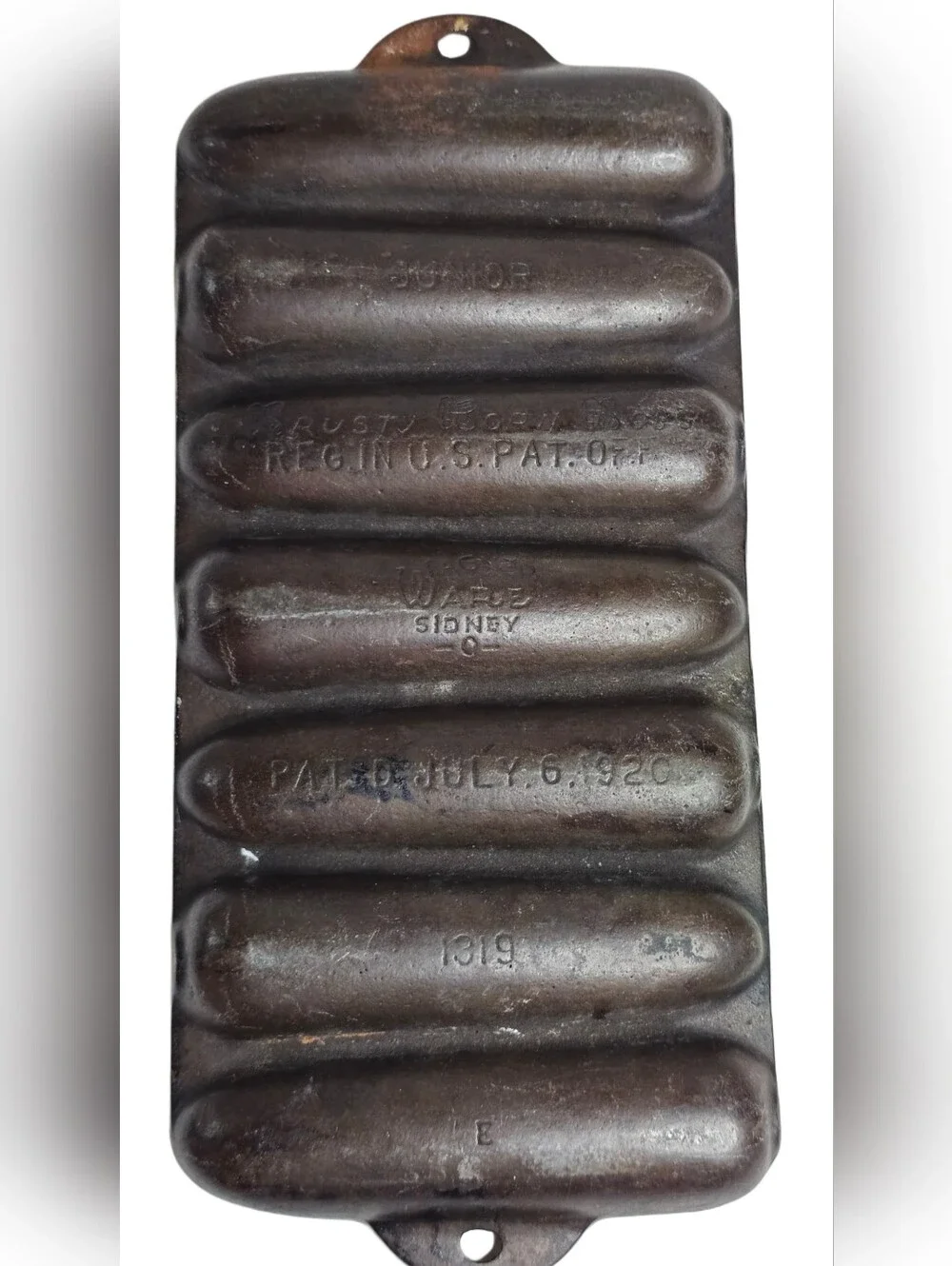 Vtg Wagner Ware Krusty Korn Kobs Jr Cast Iron Cornstick Cornbread Pan 1319 1920